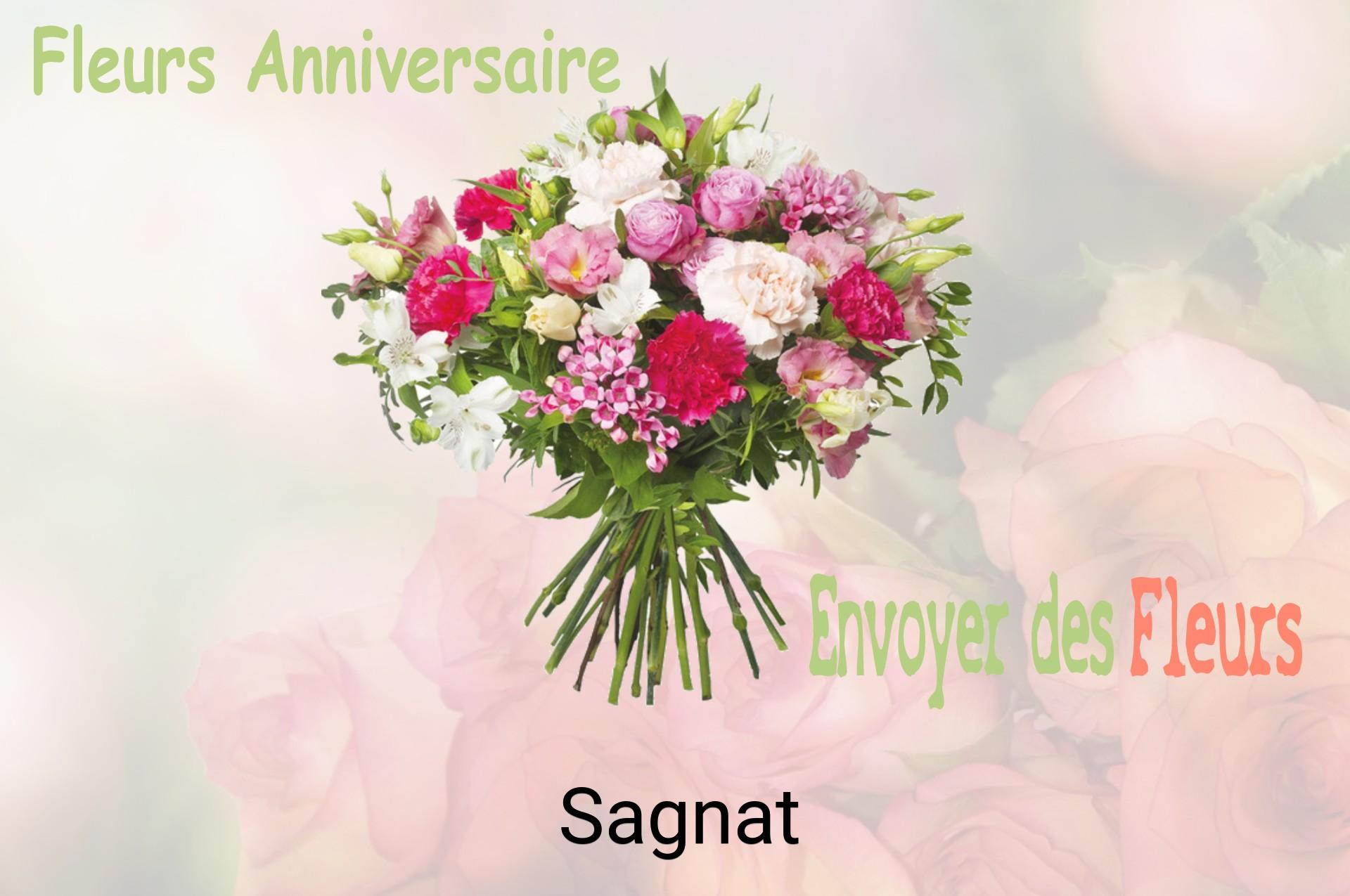 Bouquet de fleurs d’anniversaire livré à Sagnat