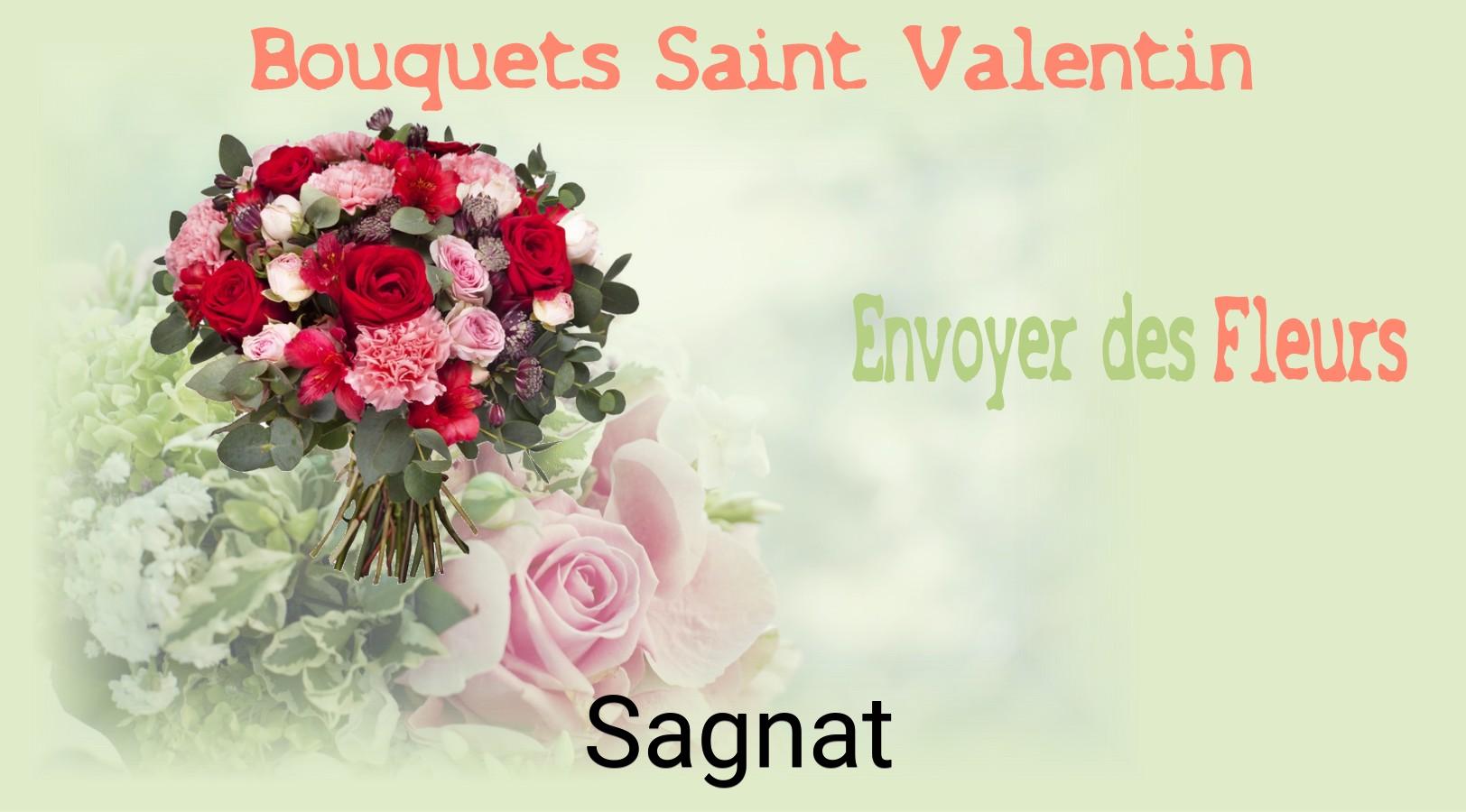 Roses de Saint-Valentin livrées à Sagnat